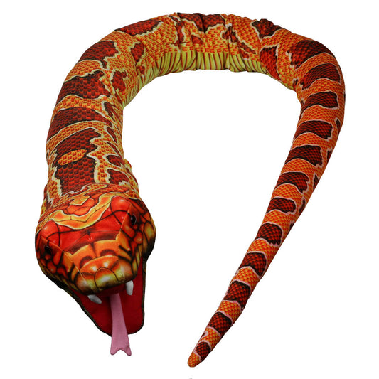 Large Creatures Puppet - Snake (Orange)