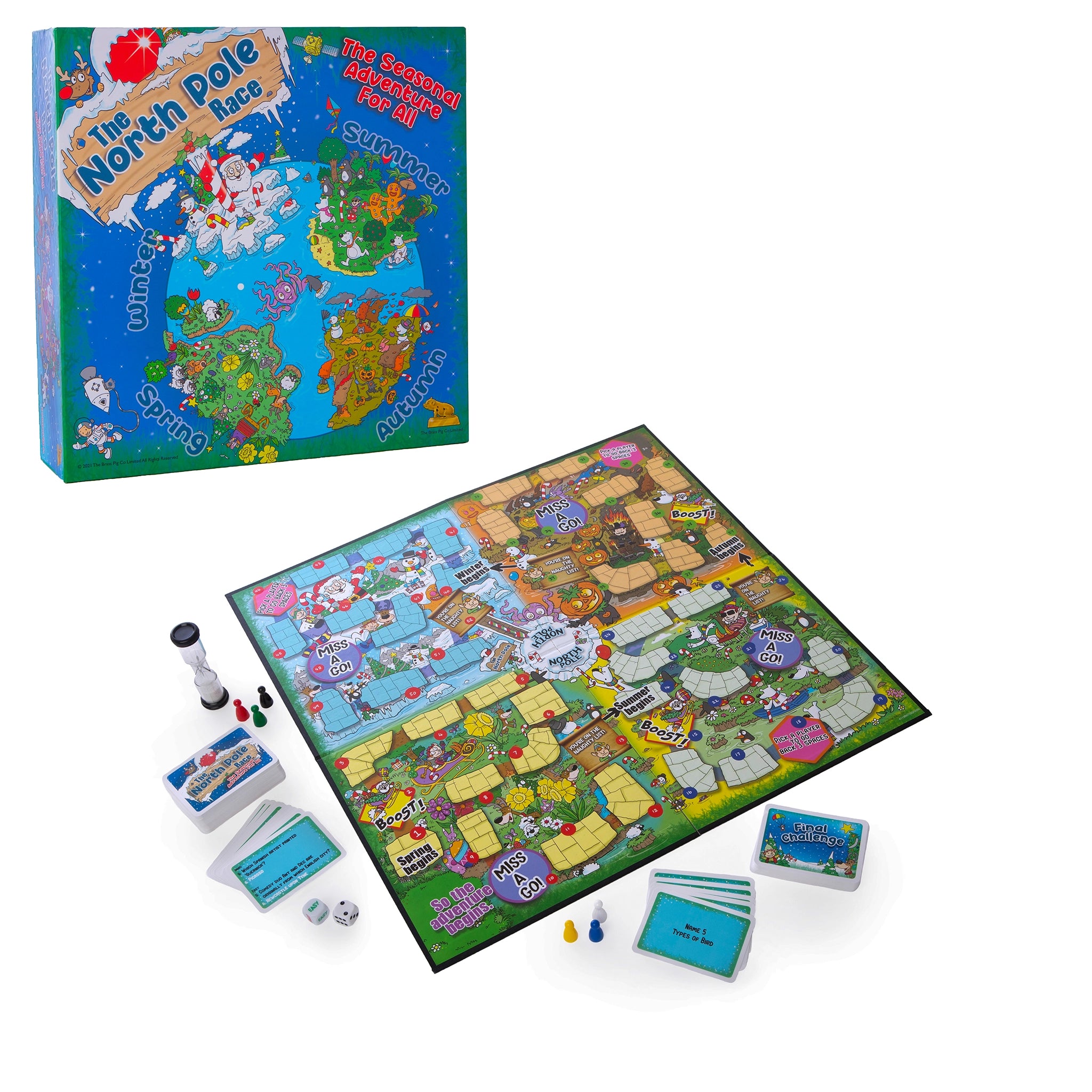 The North Pole Race - The Brass Pig Co - The Forgotten Toy Shop