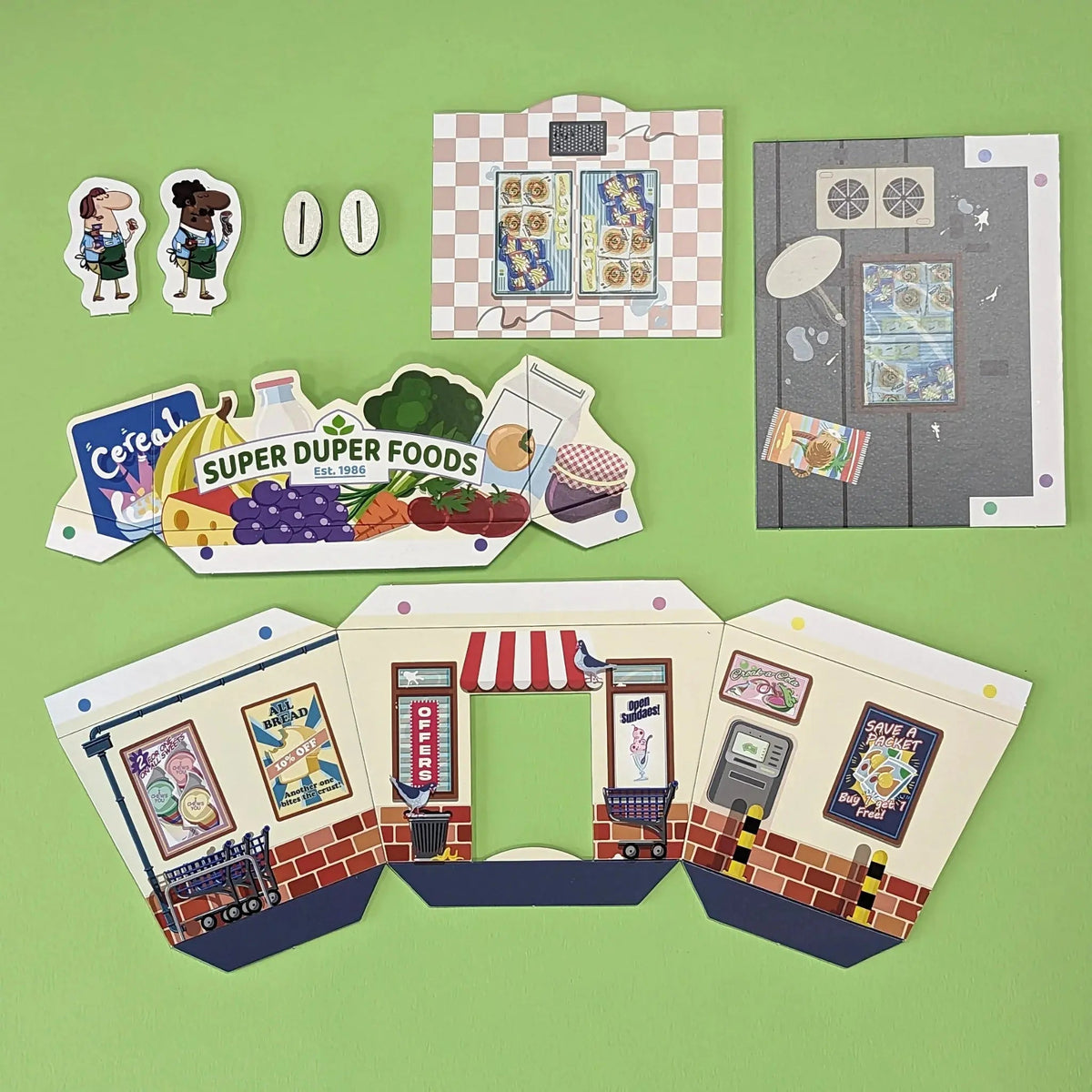 Planet Town - Super Duper Foods Supermarket Playset - The Toy Tribe - The Forgotten Toy Shop
