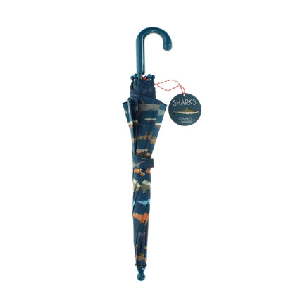 Children's Push-Up Umbrella - Sharks