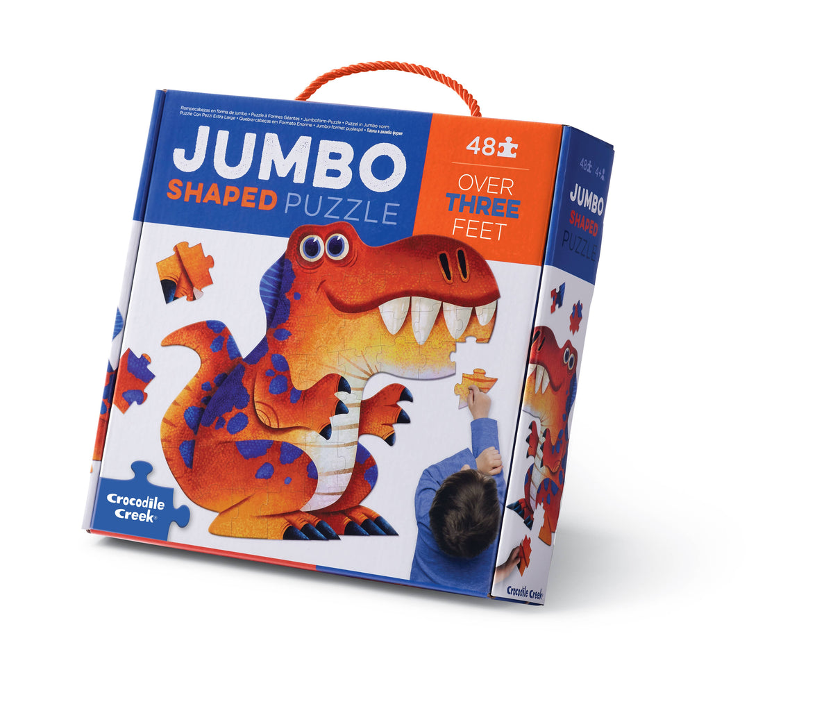 Crocodile Creek 48pc Jumbo Jigsaw Puzzle - Dinosaur