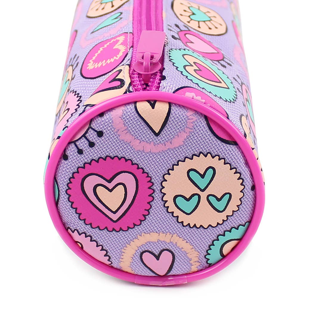 Hearts Lilac Pencil Case