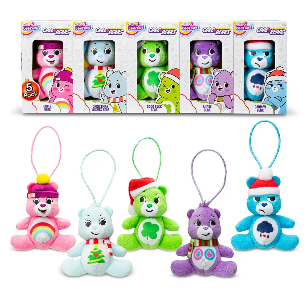 Micro Teenies - Care Bears Christmas 5 Pack