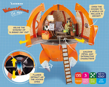 Build Your Own Wallace & Gromit Rocket - Eco-Friendly Kit