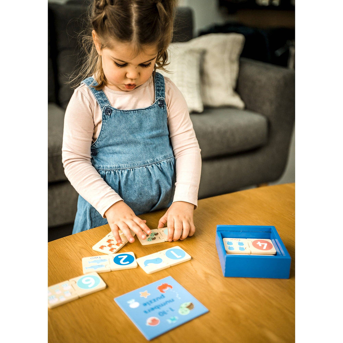 Sea Life Numbers Puzzle in a box