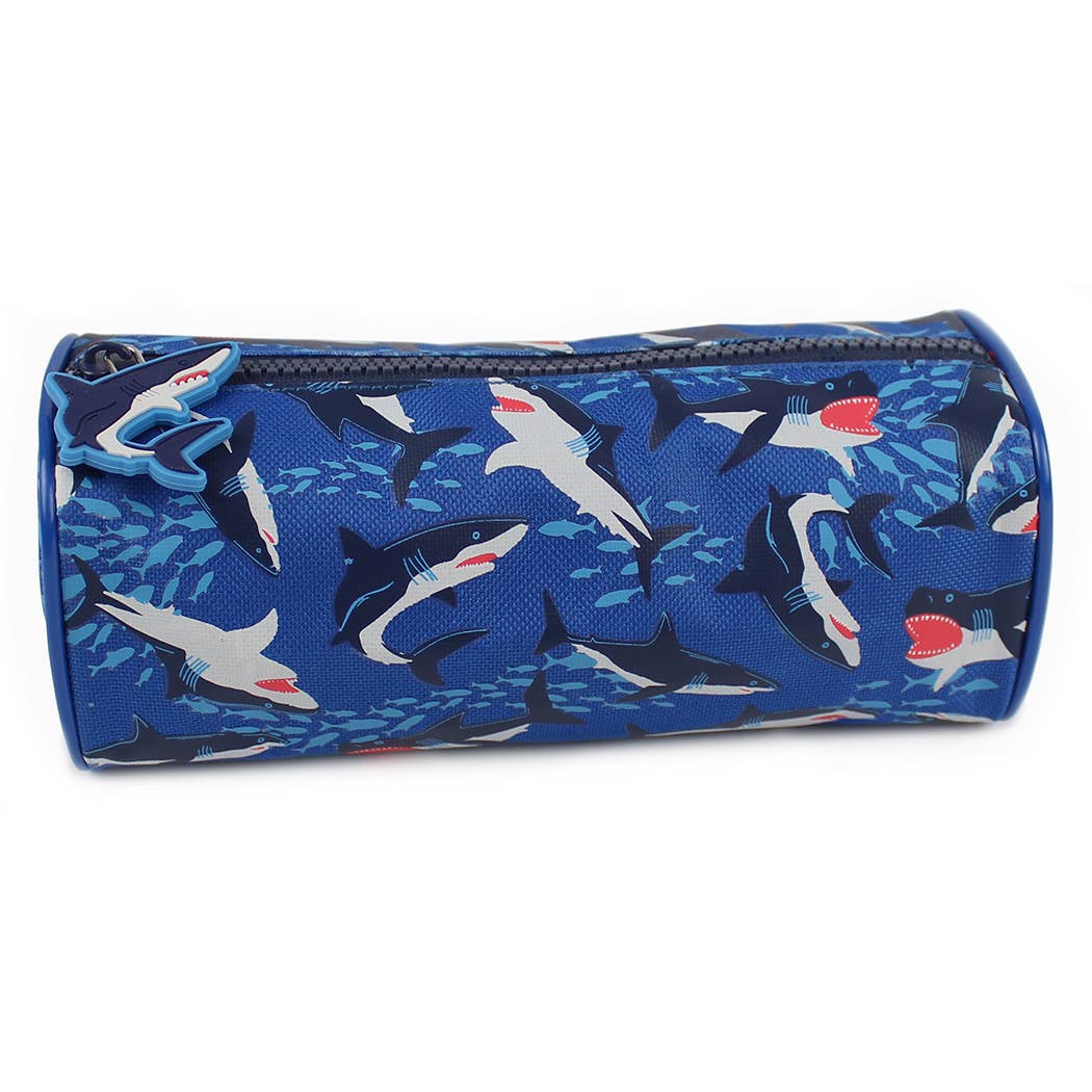 Sharks Pencil Case Blue