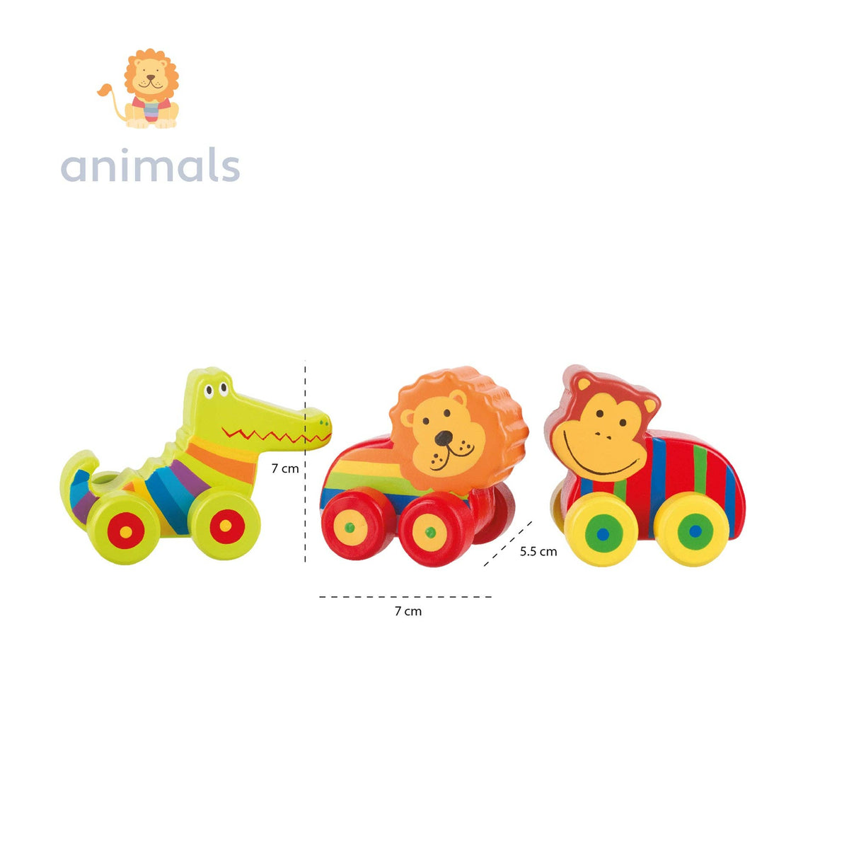 First Wooden Jungle Animals