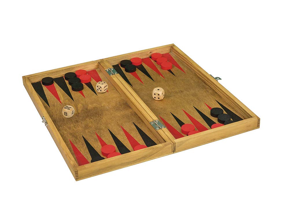 Wooden Backgammon Board Game