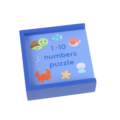 Sea Life Numbers Puzzle in a box
