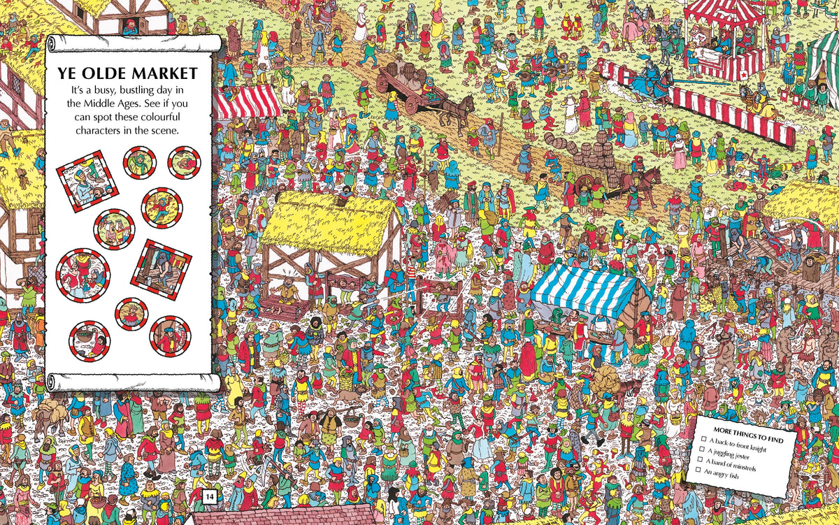Where's Wally Through History Activity Book