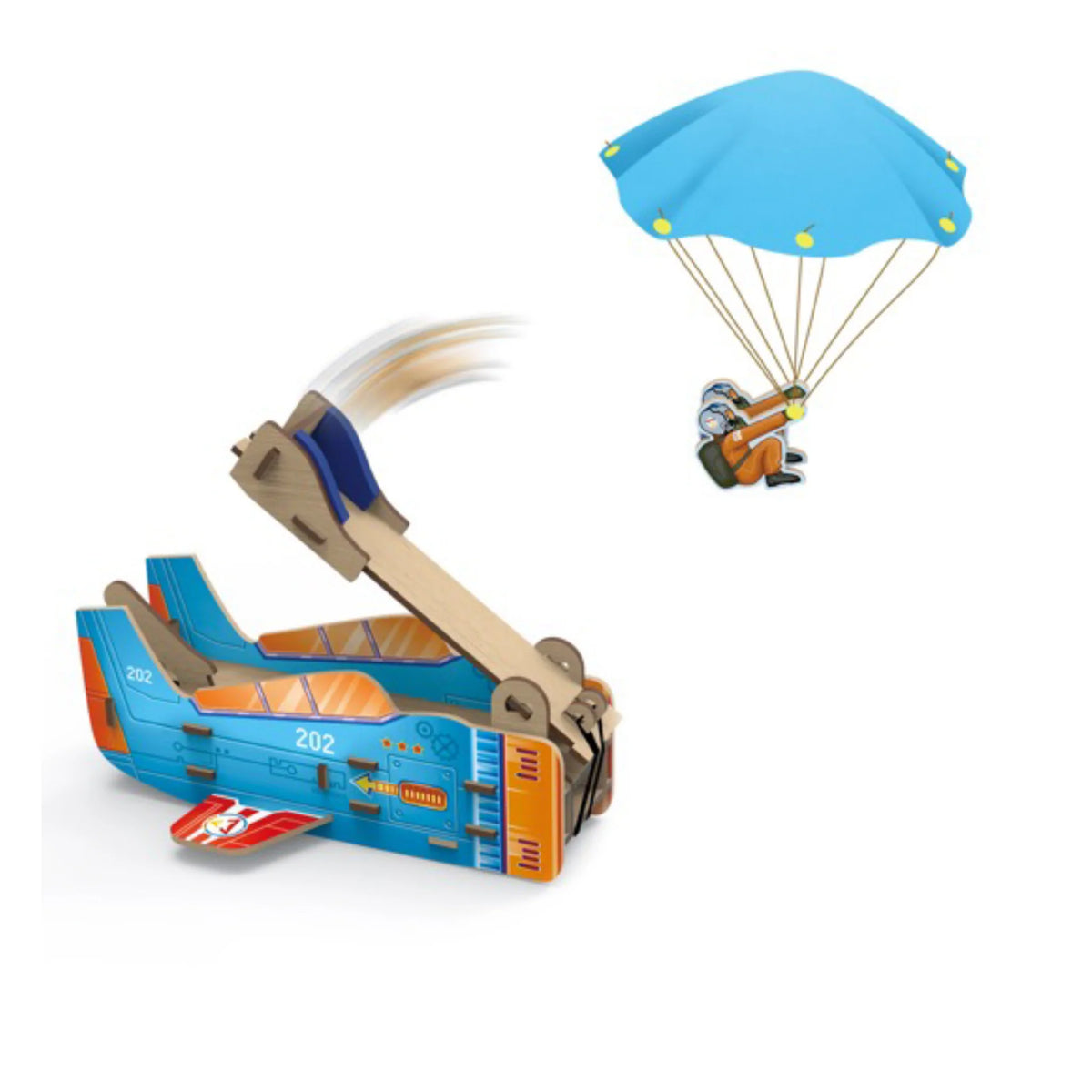 National Geographic Parachute Launcher Building Kit