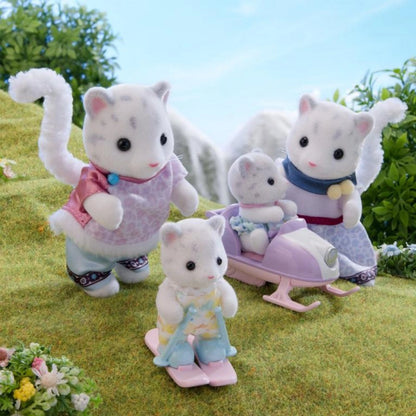 Sylvanian Families Snow Leopard Family