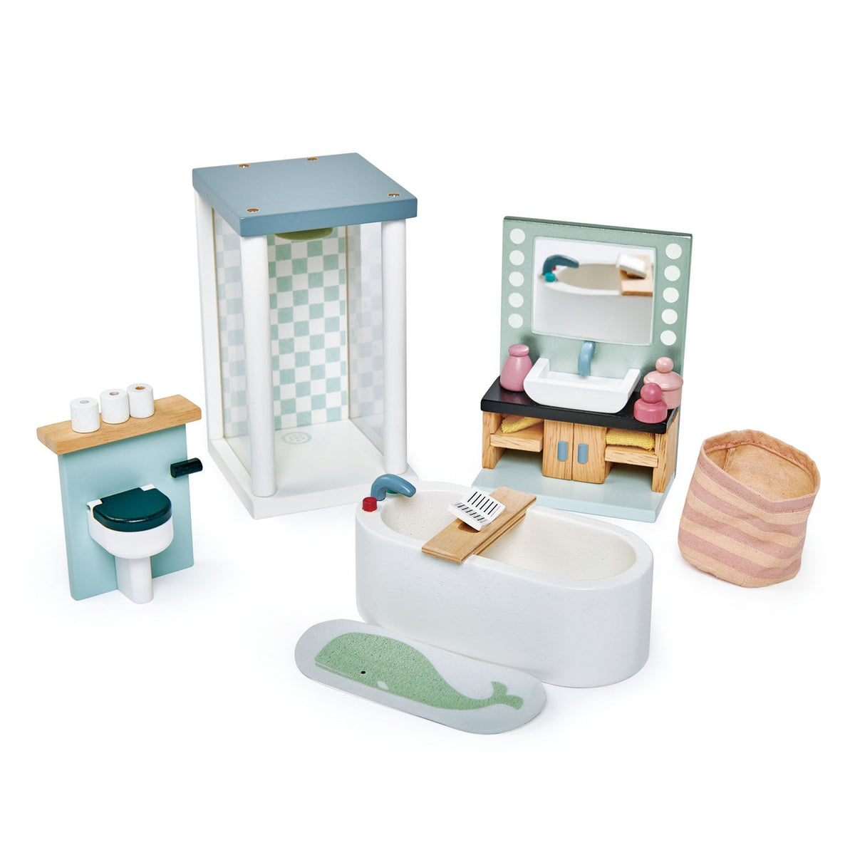 Dovetail Bundle (Dovetail House, Doll Family, 5 Room Sets)