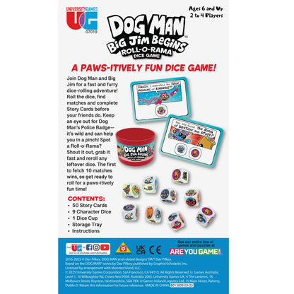 Dog Man Big Jim Begins Dice Game