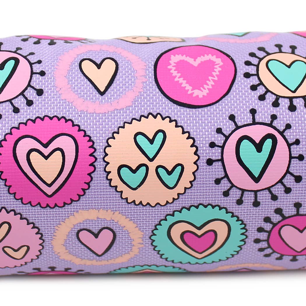 Hearts Lilac Pencil Case