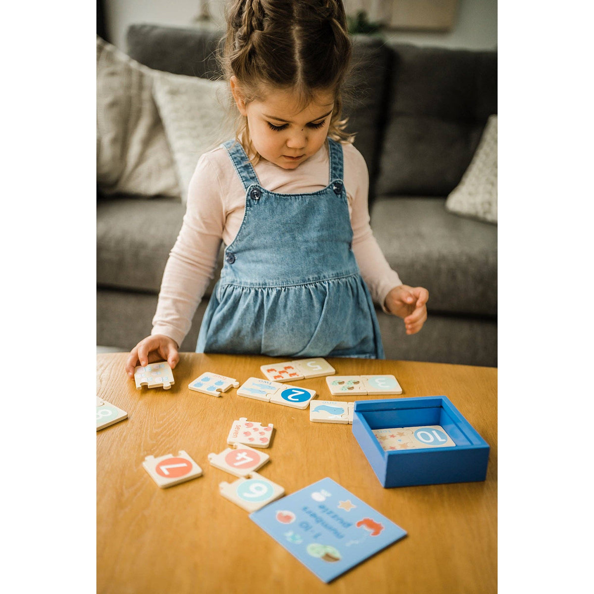 Sea Life Numbers Puzzle in a box