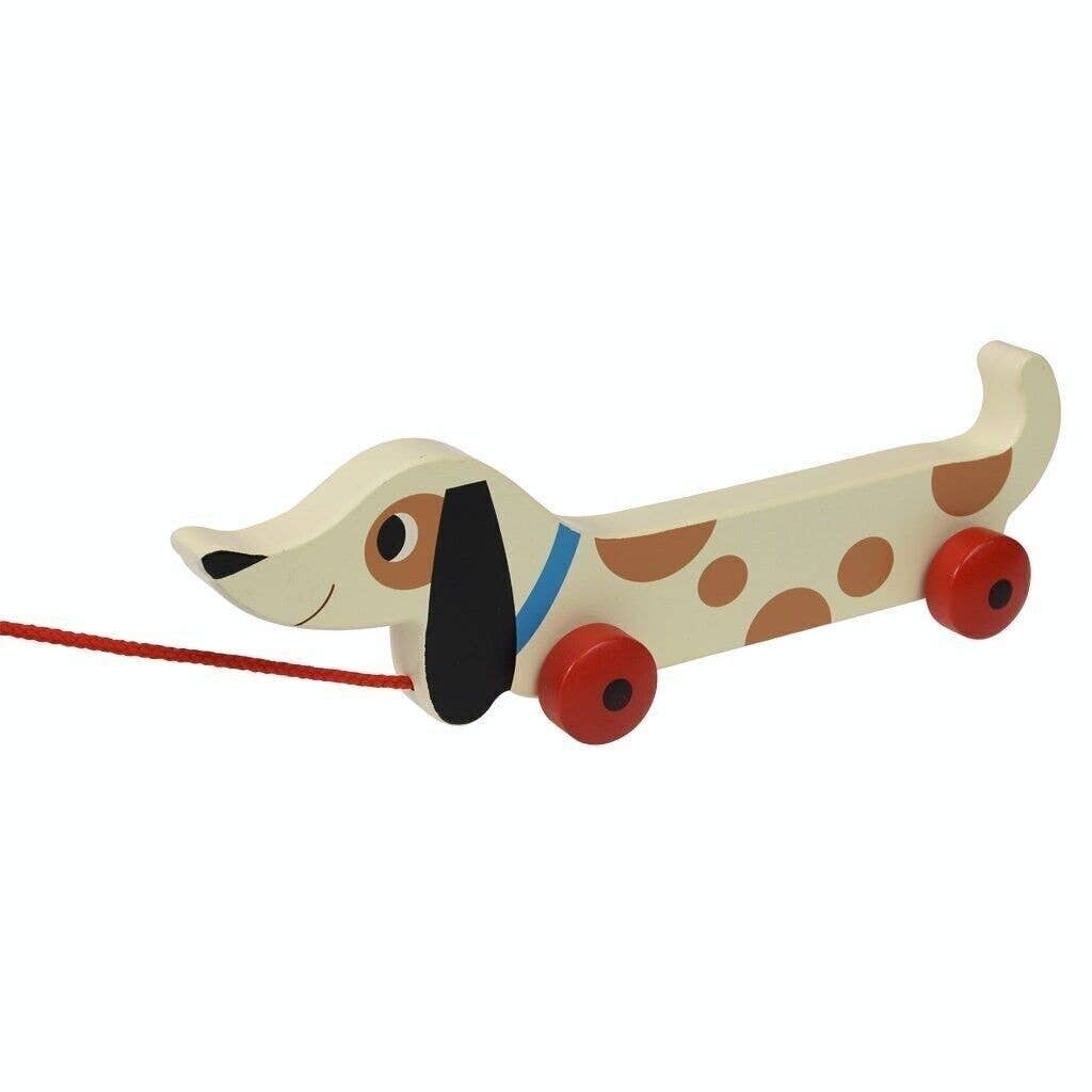 Wooden Pull Toy - Charlie The Sausage Dog