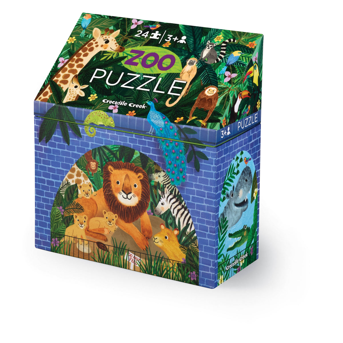 Crocodile Creek 24-pc Puzzle - Zoo