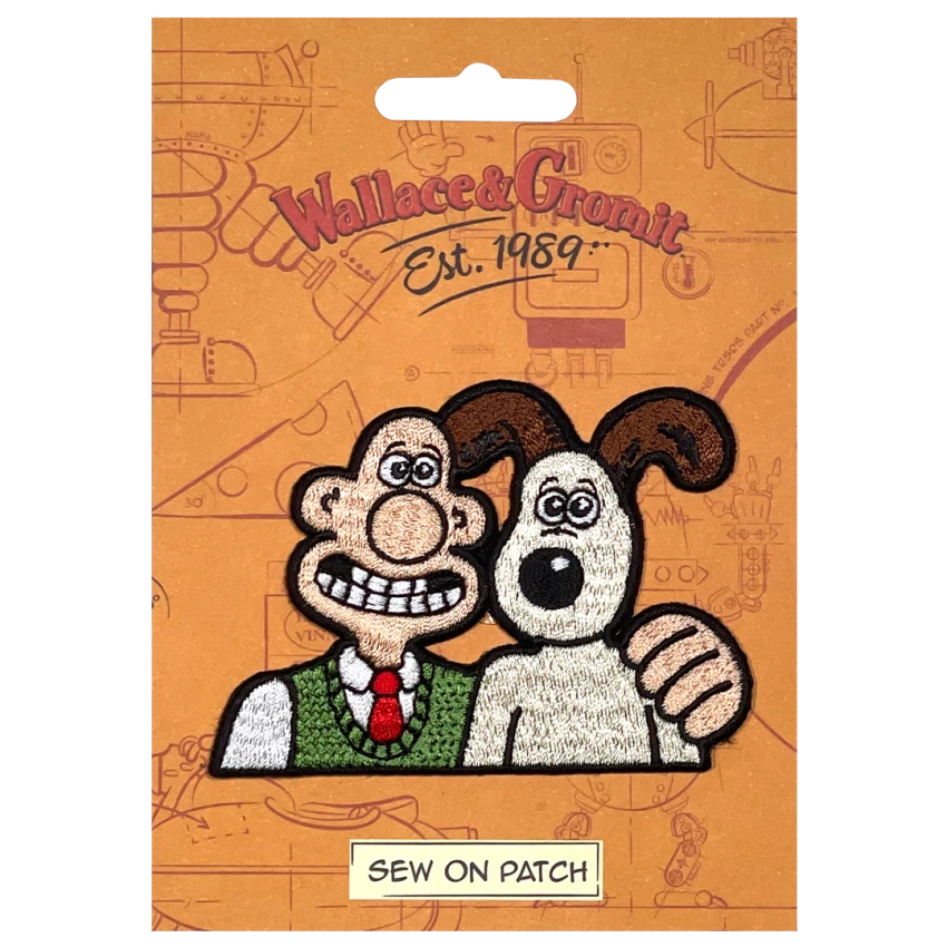 Wallace and Gromit - Wallace and Gromit Character Sew On Patch