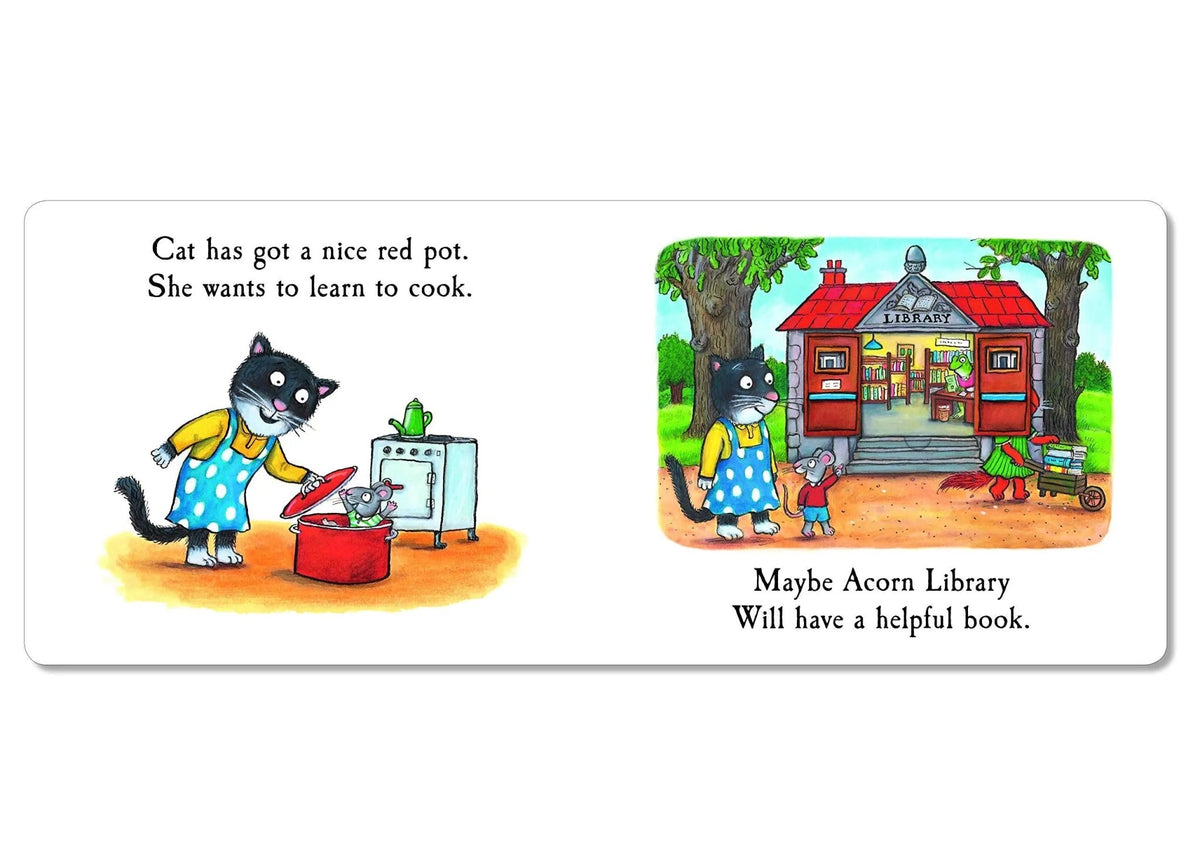 Tales from Acorn Wood: Cat's Cookbook (Lift the flap board book) - Bookspeed - The Forgotten Toy Shop
