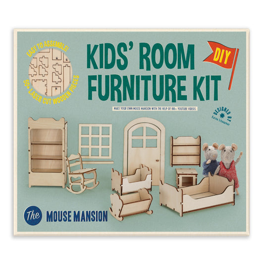 The Mouse Mansion Furniture Kit - Kids Bedroom - Het Muizenhuis - The Forgotten Toy Shop